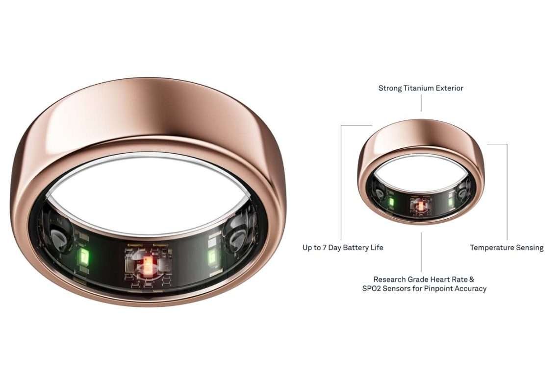ŌURA Horizon rose gold