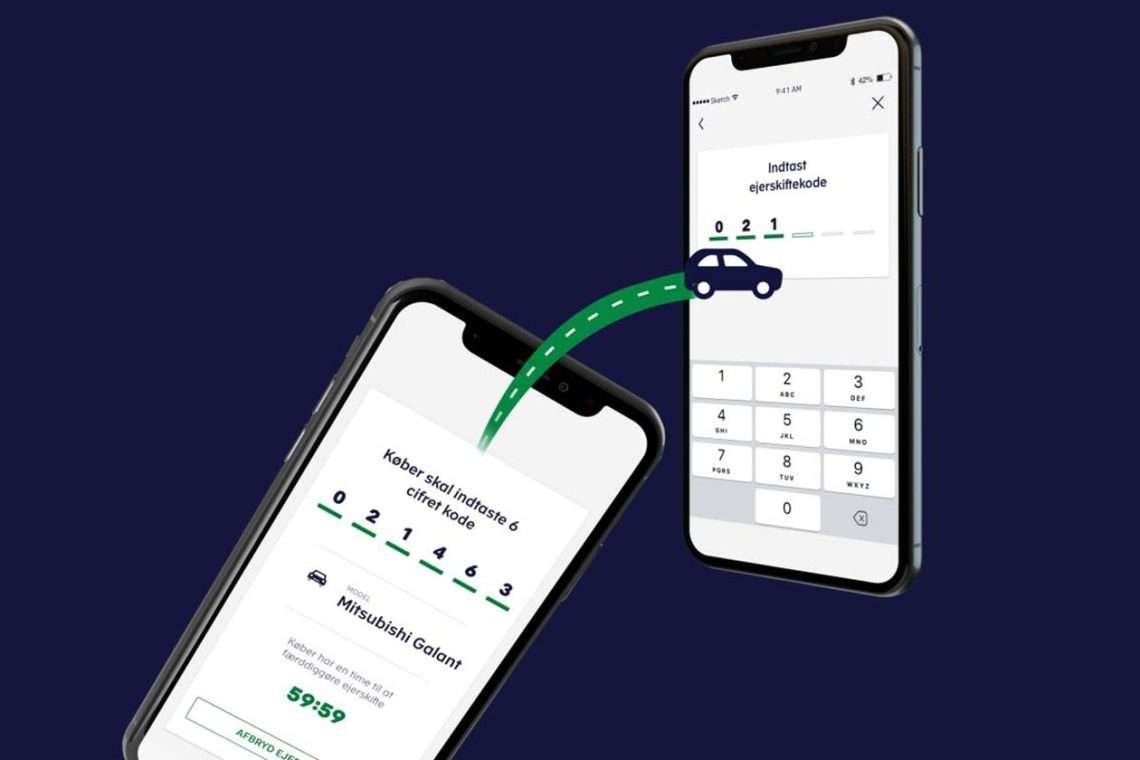 Motorstyrelsens app gør det let at skifte ejer på køretøjer. (Foto: Motorstyrelsen / PR)