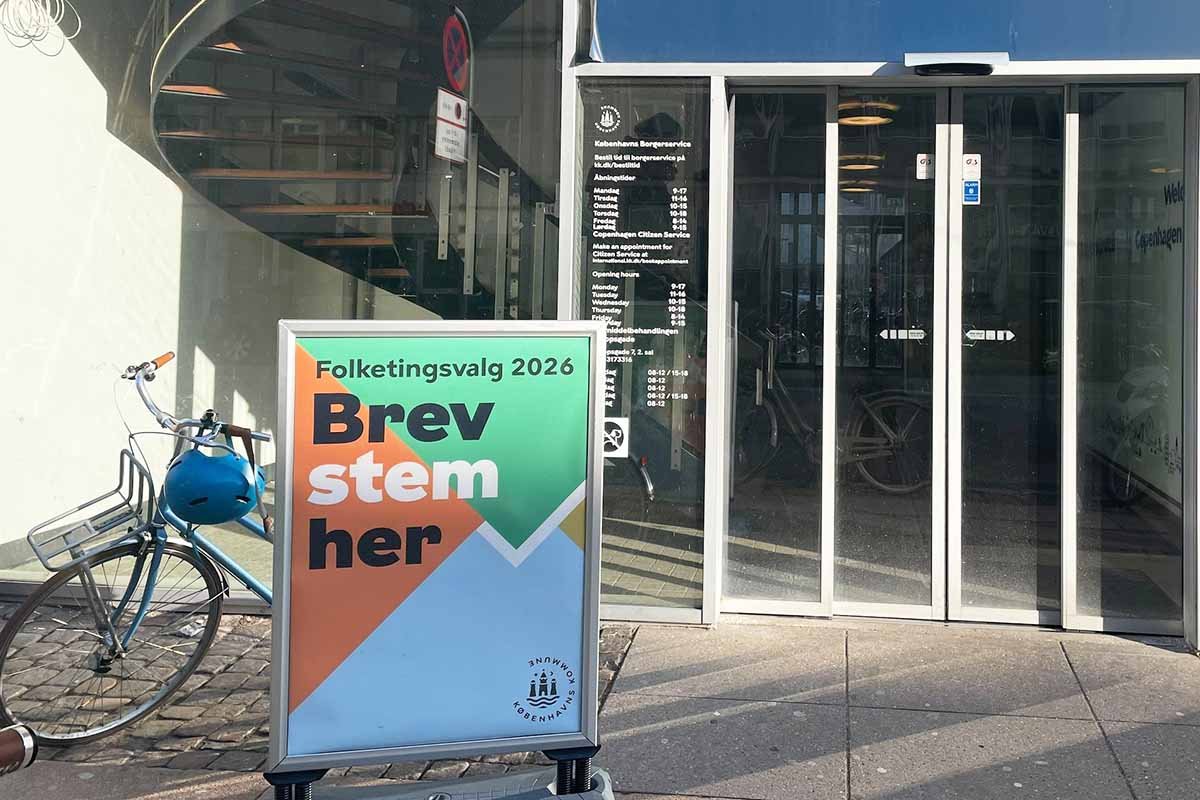 Du kan brevstemme 13 steder i København. (Foto: Københavns Kommune)